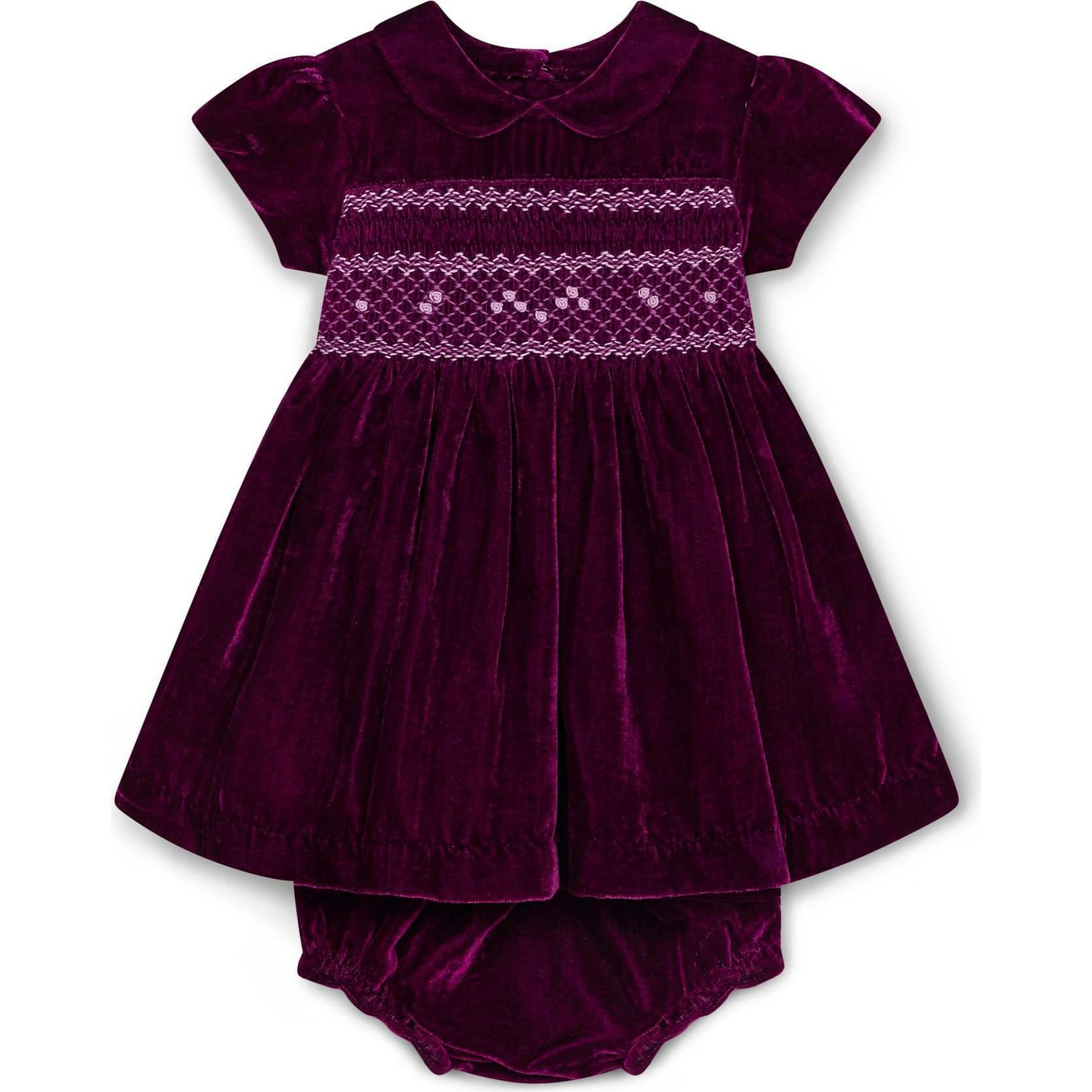 Smocked Baby Party Dress Petra