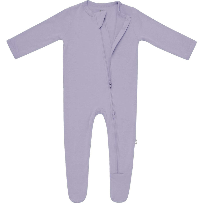 Zippered Footie, Taro