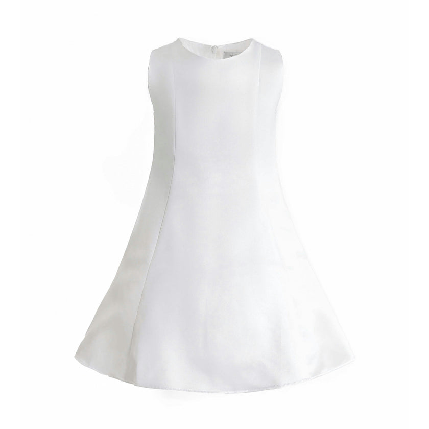 White HoneyBelle Floral Overlay Dress