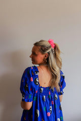 NEON MIDI ORGANZA SCRUNCHIE