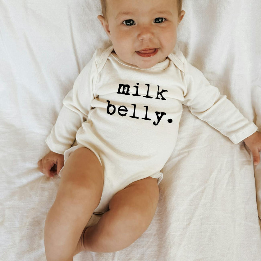 Milk Belly Organic Bodysuit Long Sleeve