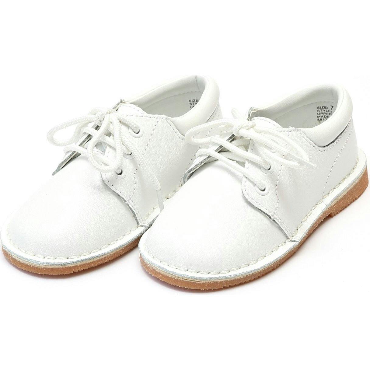 Tyler White Leather Lace Up Shoe