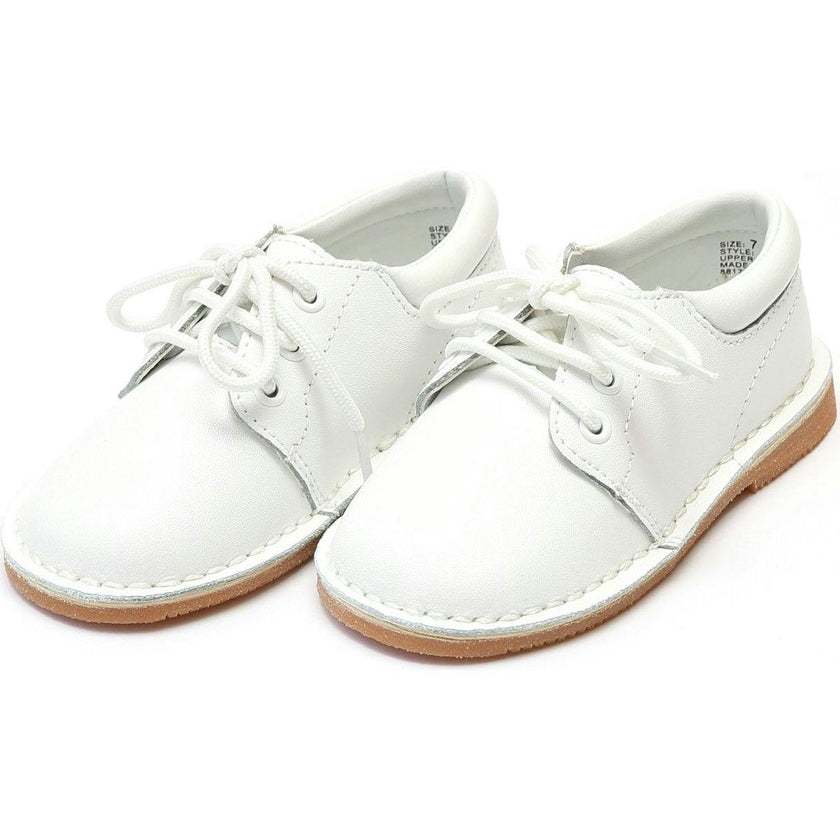 Tyler White Leather Lace Up Shoe