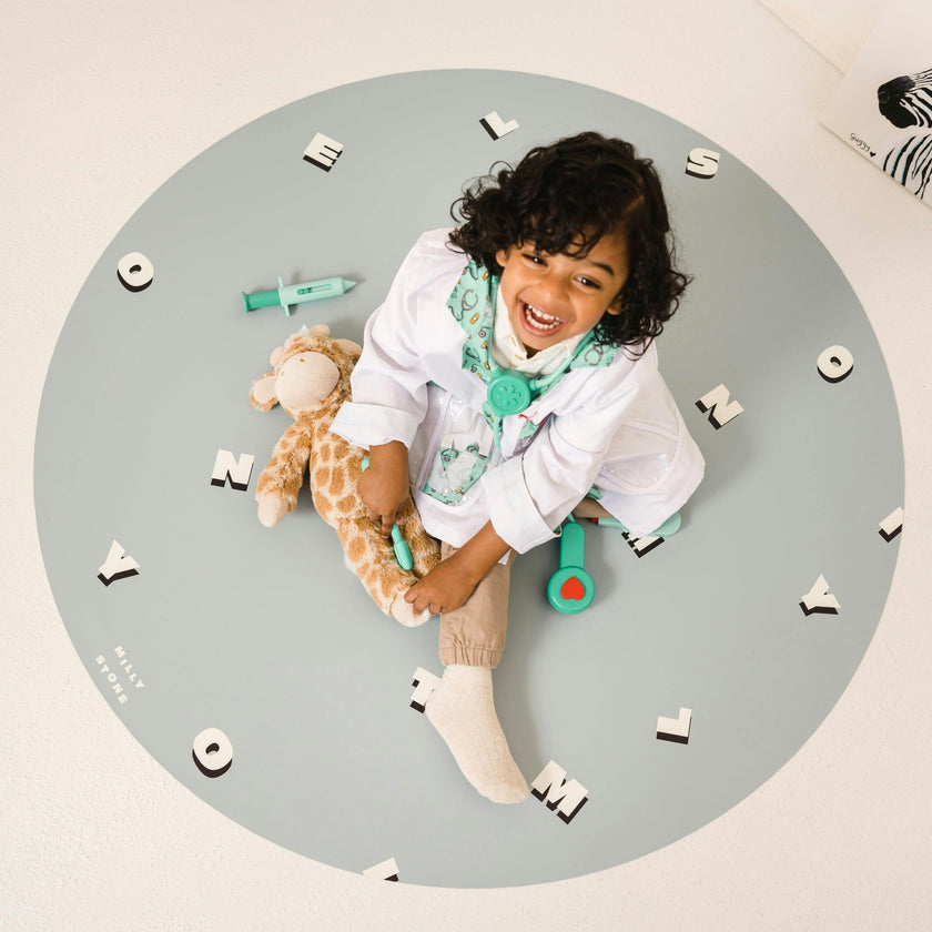 Catch All Mat for Mealtime & Playtime Mess
