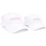 Mama & Mini Bow Baseball Hat Set