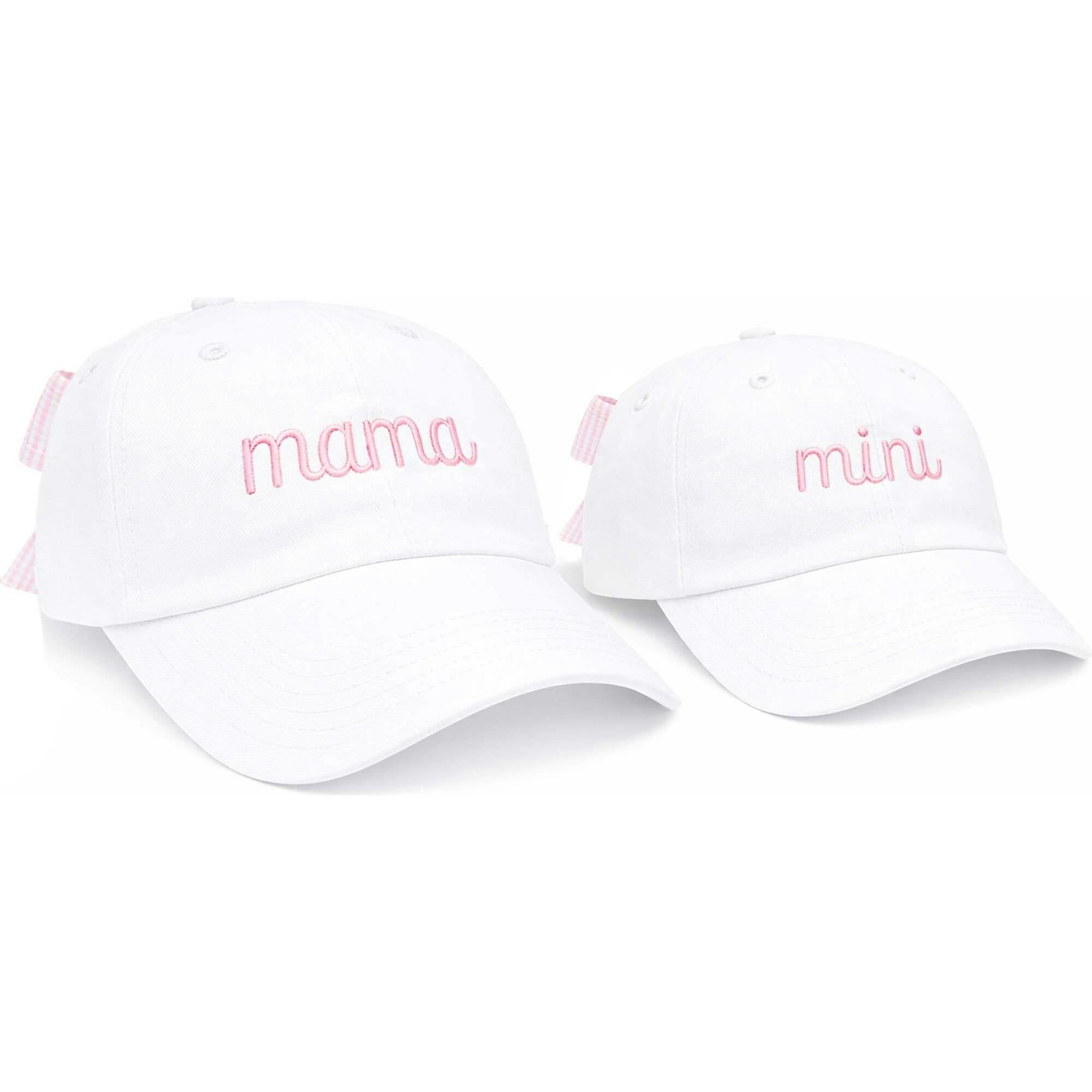 Mama & Mini Bow Baseball Hat Set
