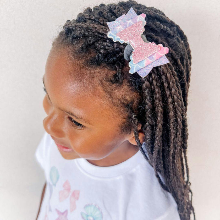 Sparkling Mermaid Bow Clip