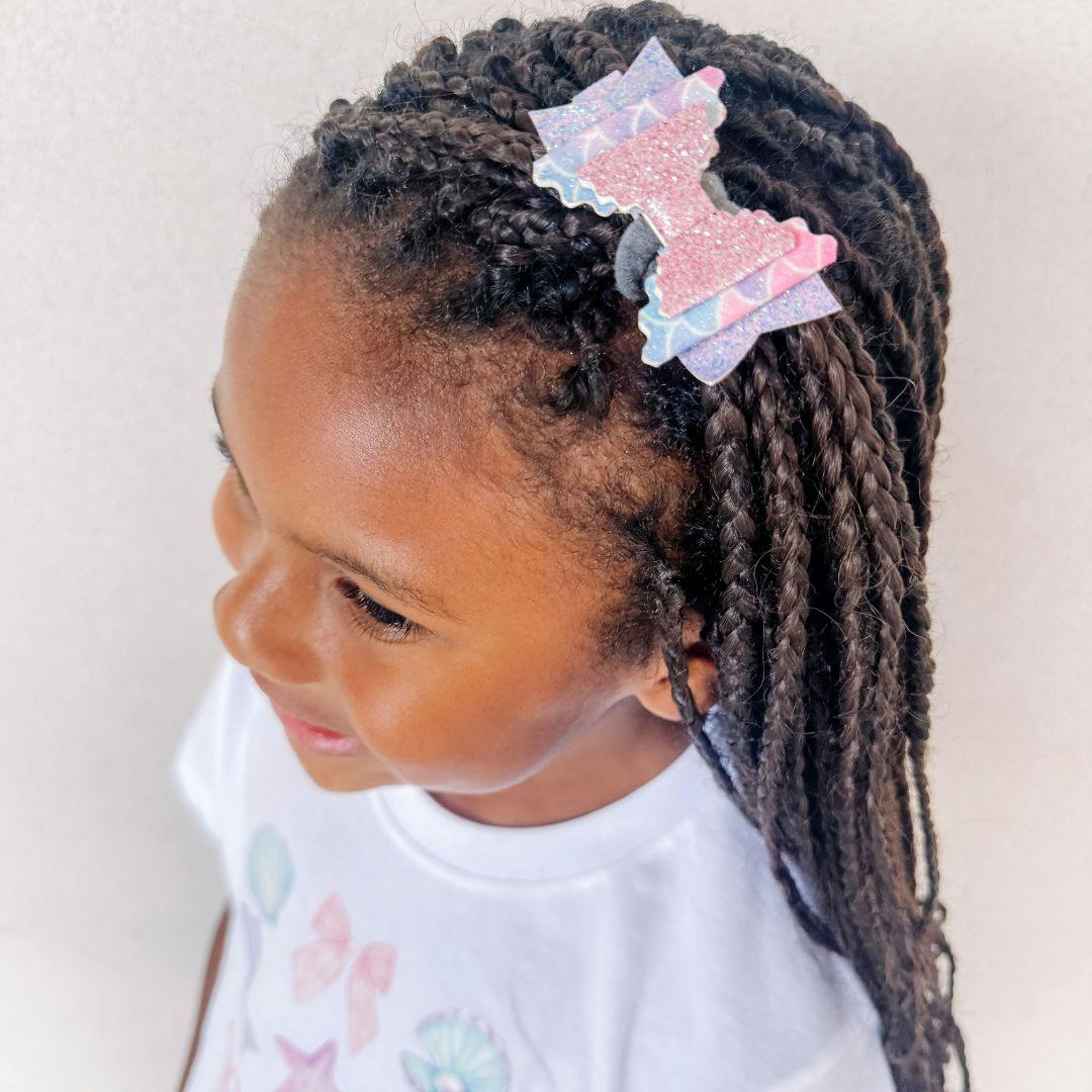 Sparkling Mermaid Bow Clip