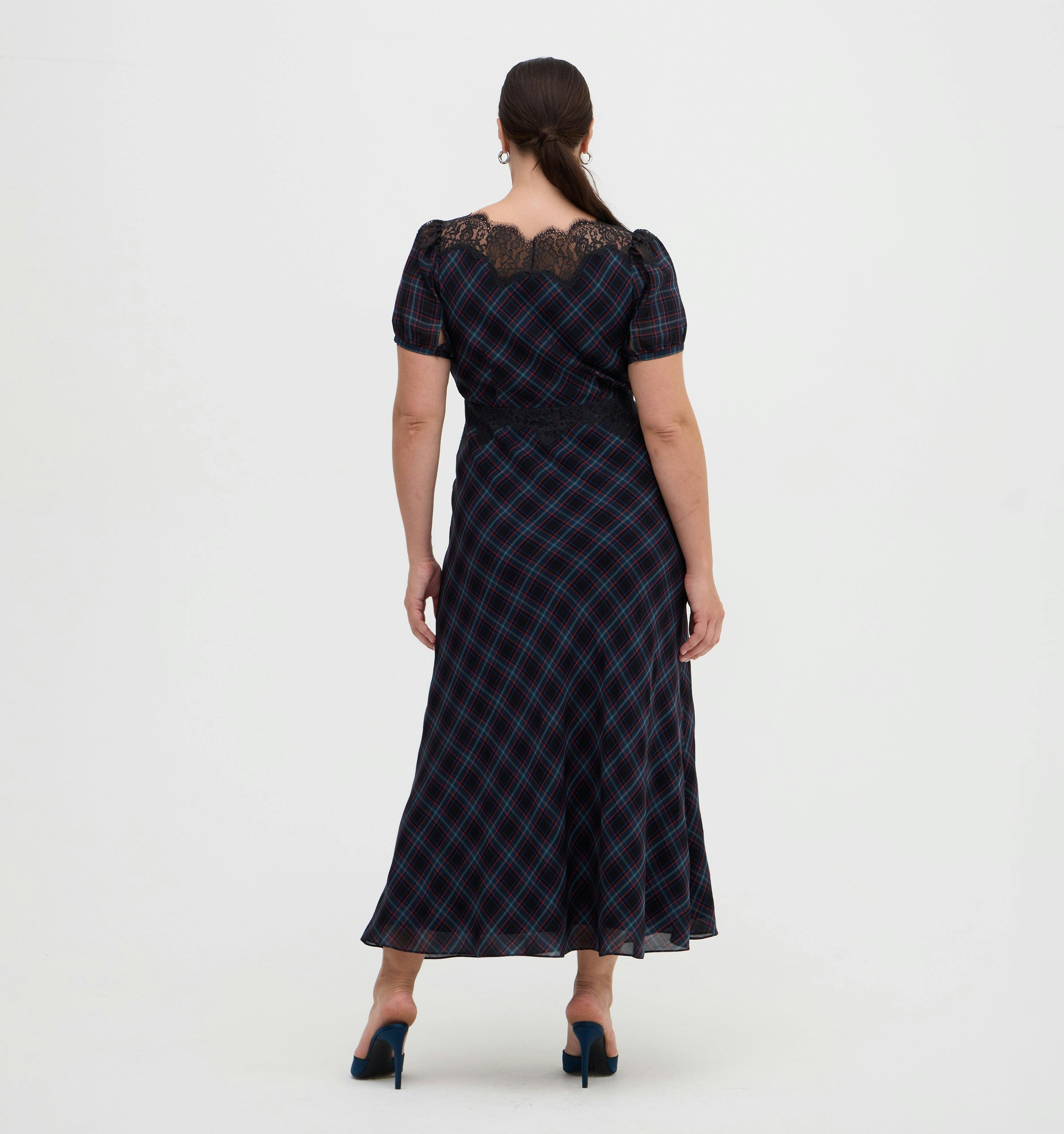 The Oakley Dress - Jewel Tartan