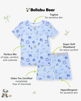 Hockey Bamboo Kids Pajama Short Set