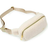 Fuzzy Belt Bag with Heart for Kids