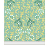Papier peint KÛRMA coloris Vert d'eau