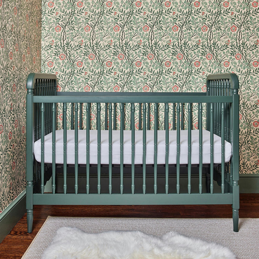 Liberty 3-In-1 Convertible Spindle Crib With Toddler Bed Conversion Kit