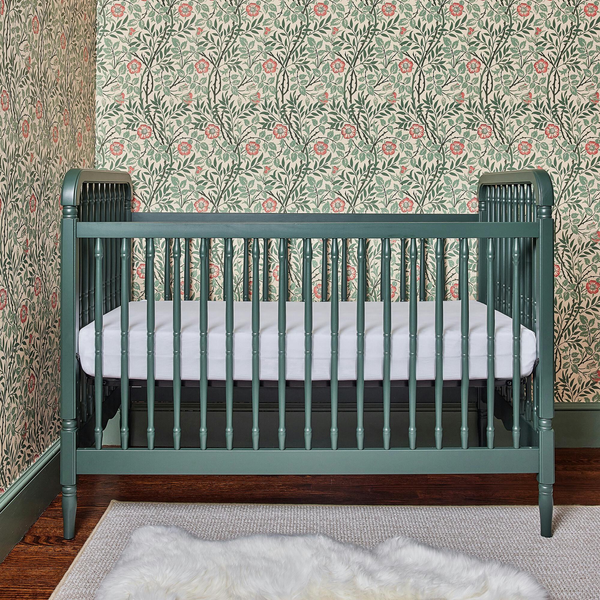 Liberty 3-In-1 Convertible Spindle Crib With Toddler Bed Conversion Kit