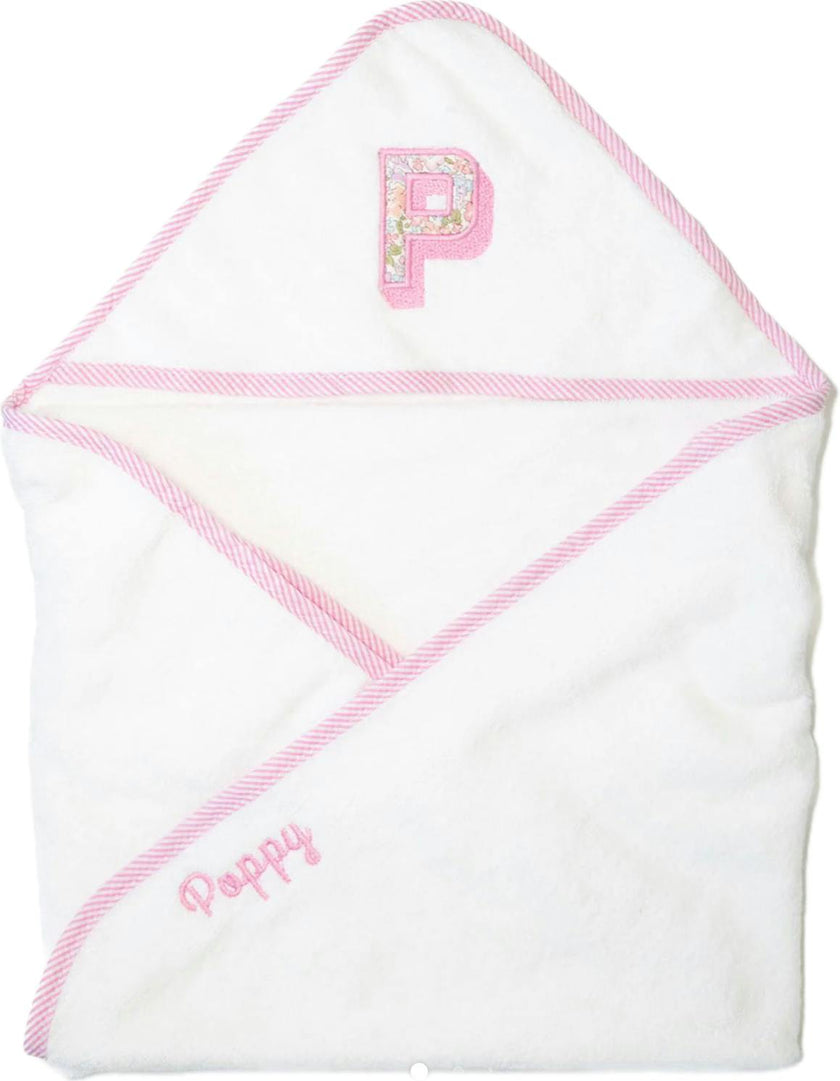 Custom Embroidered Floral Hooded Towel