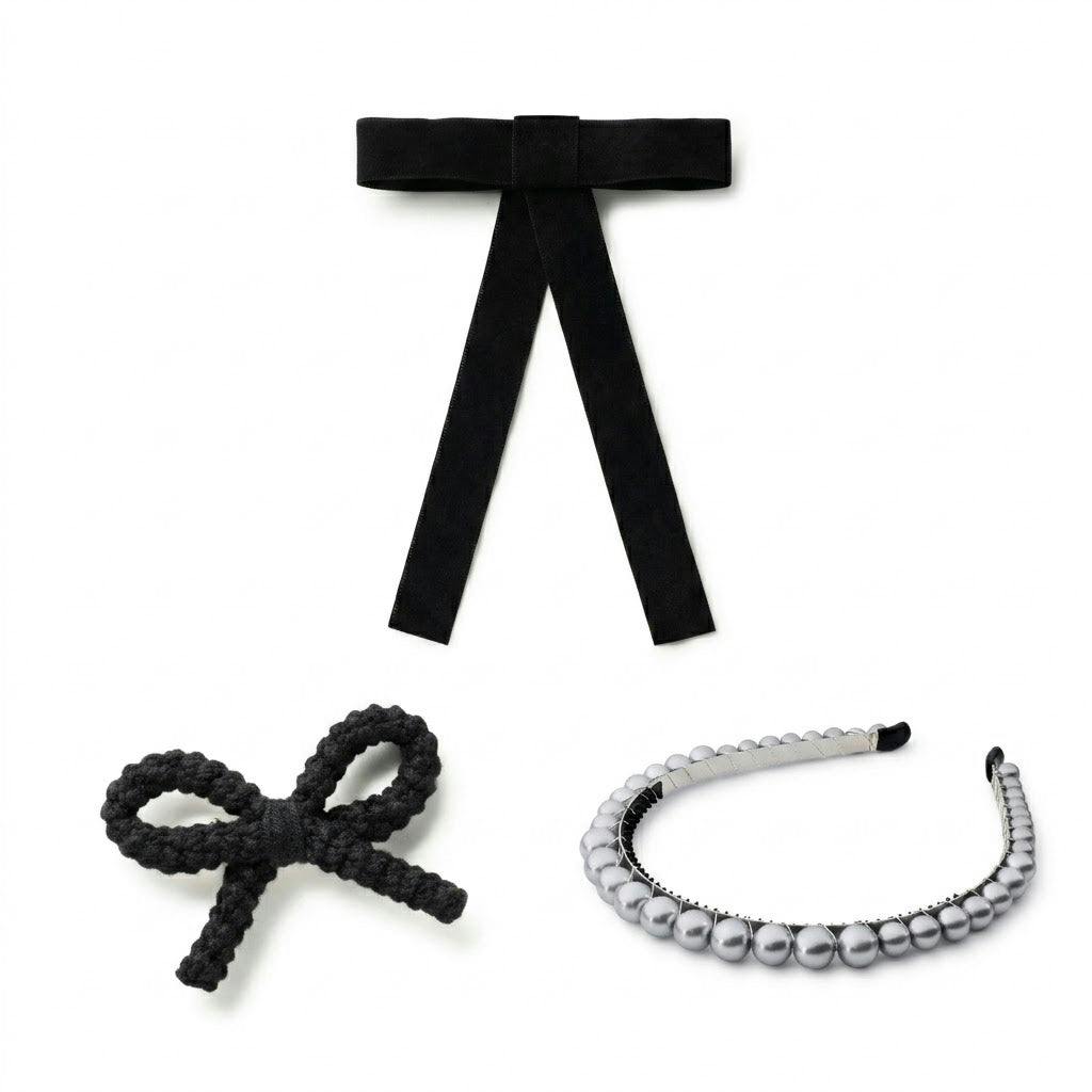 Halo Luxe High-Quality Hair Accessories Bundle - Stylish Everyday Accessories