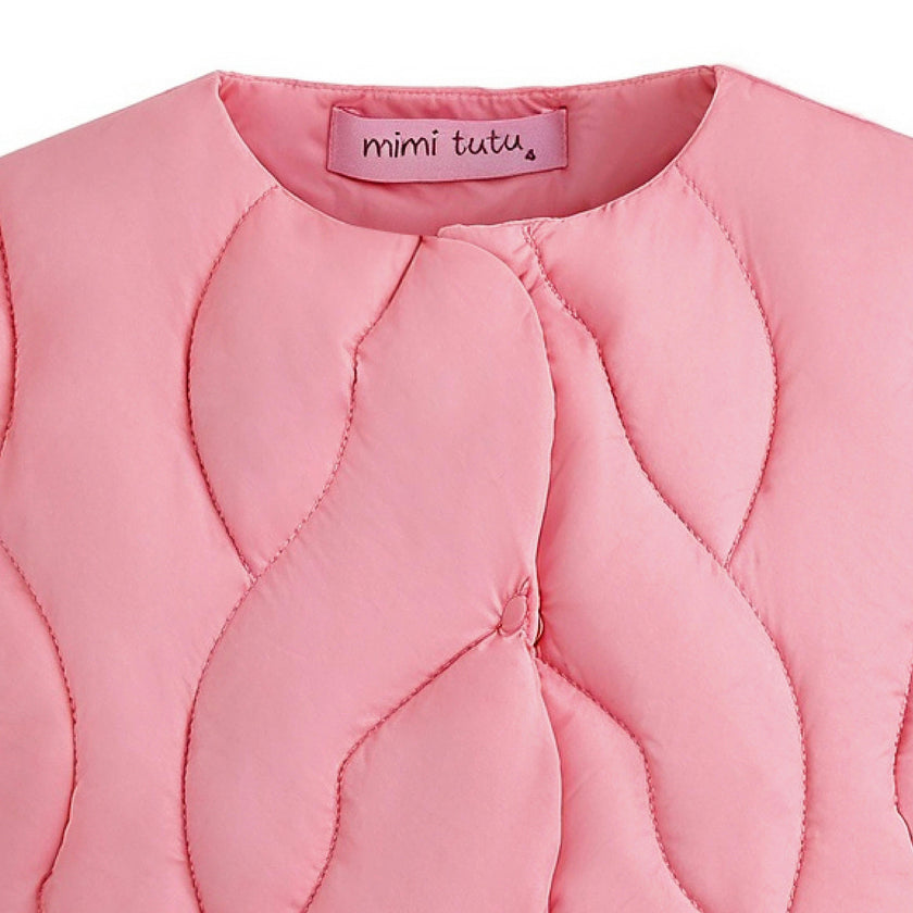Pink Quilted Vest