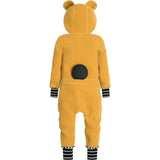 Teddy Fleece Jumpsuit, Brown