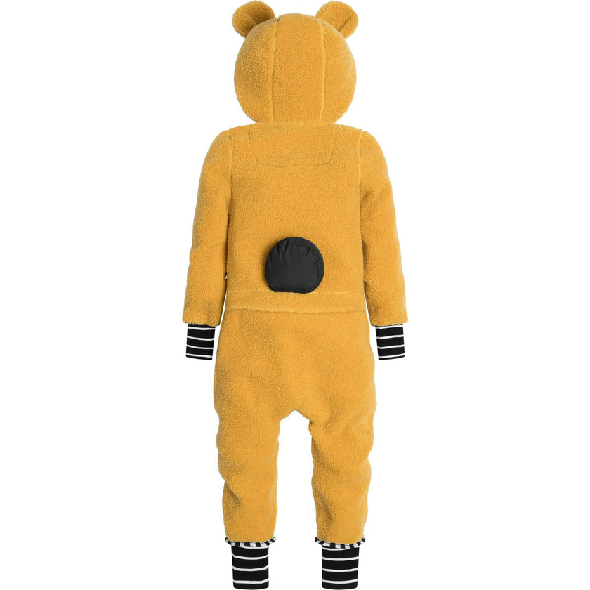 Teddy Fleece Jumpsuit, Brown