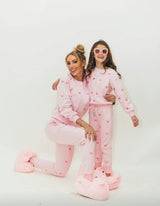 Women's Full Hearts Jogger Set