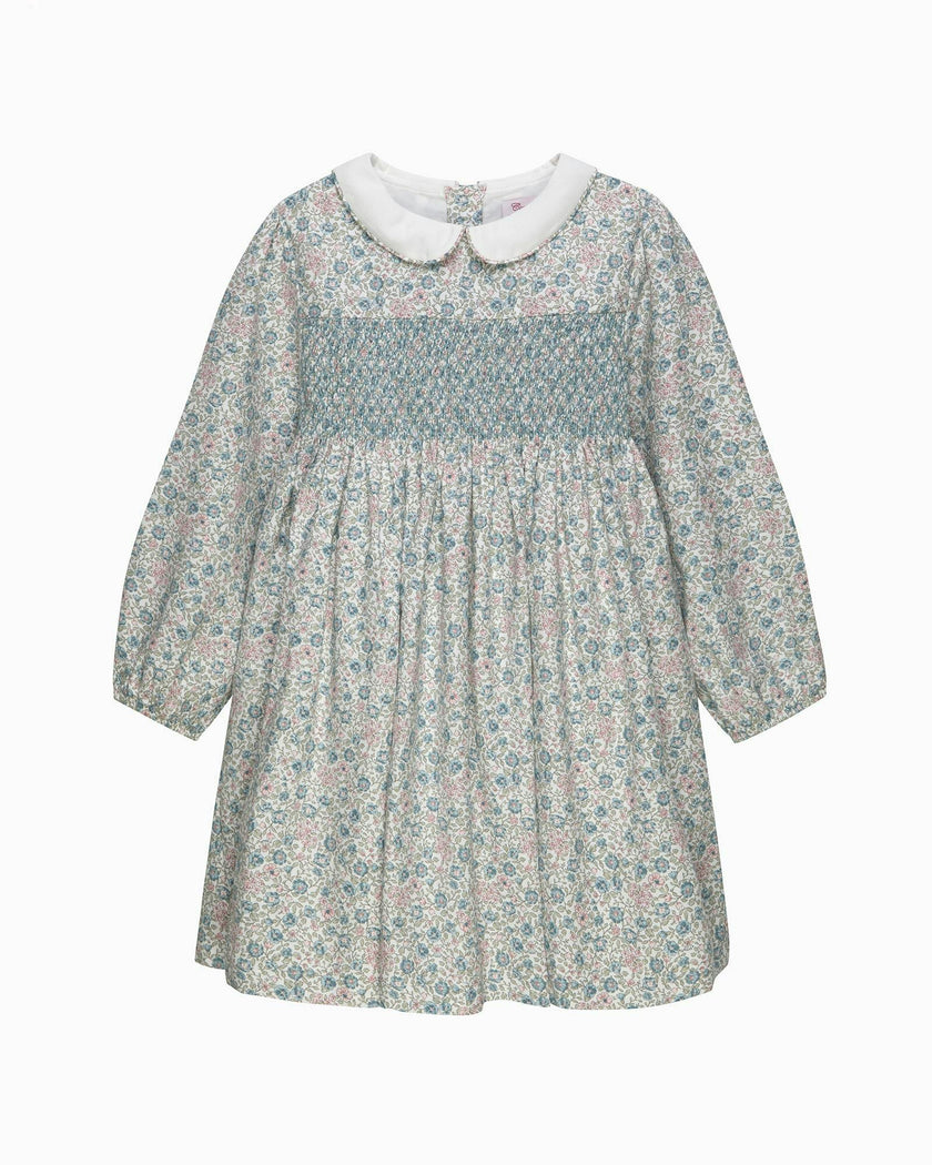 Lina Floral Smocked Dress