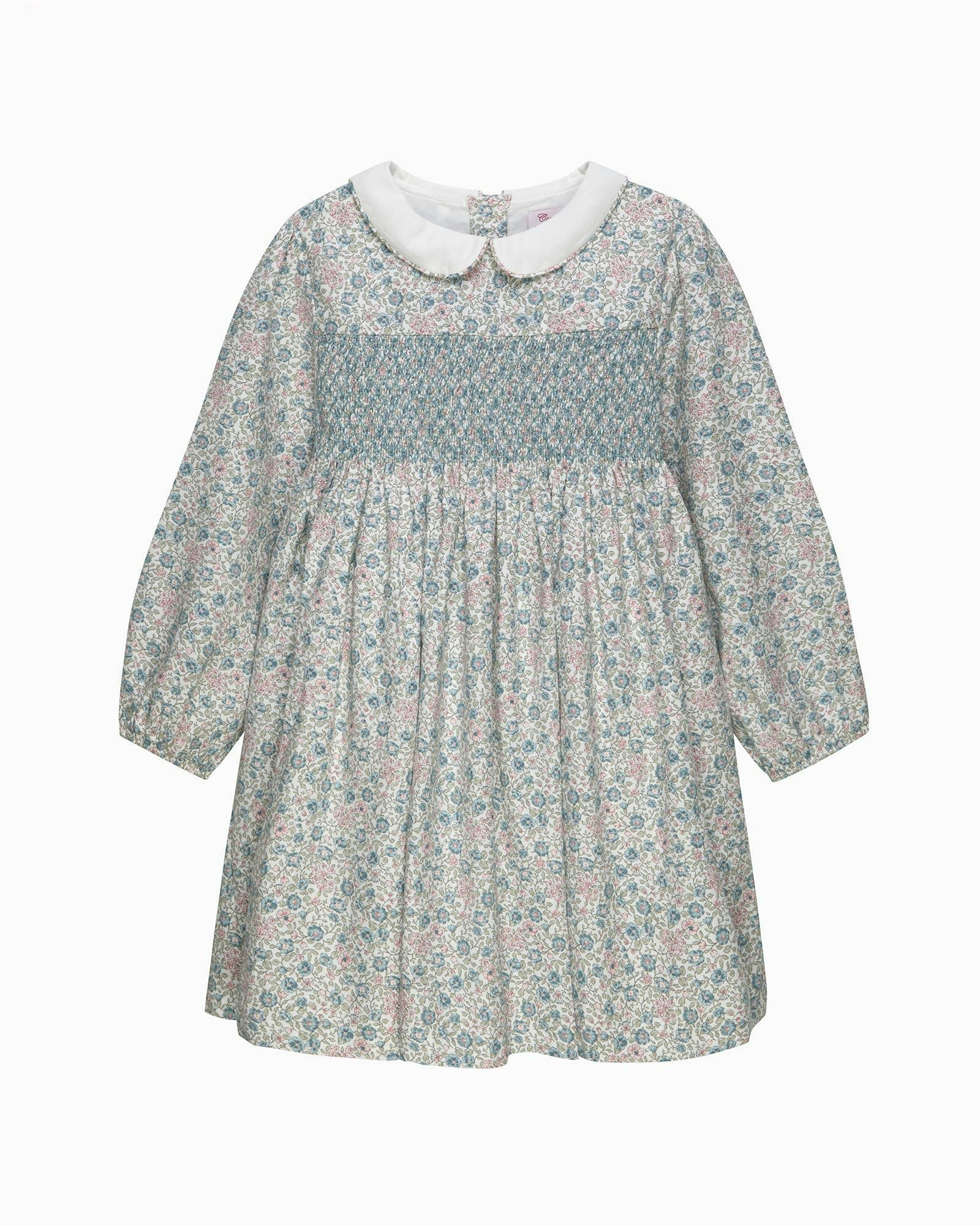 Lina Floral Smocked Dress