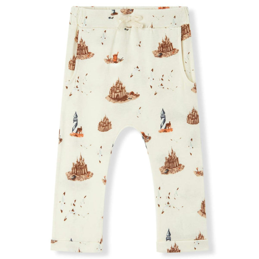 Sandcastle Organic Cotton Baby Jogger Pants