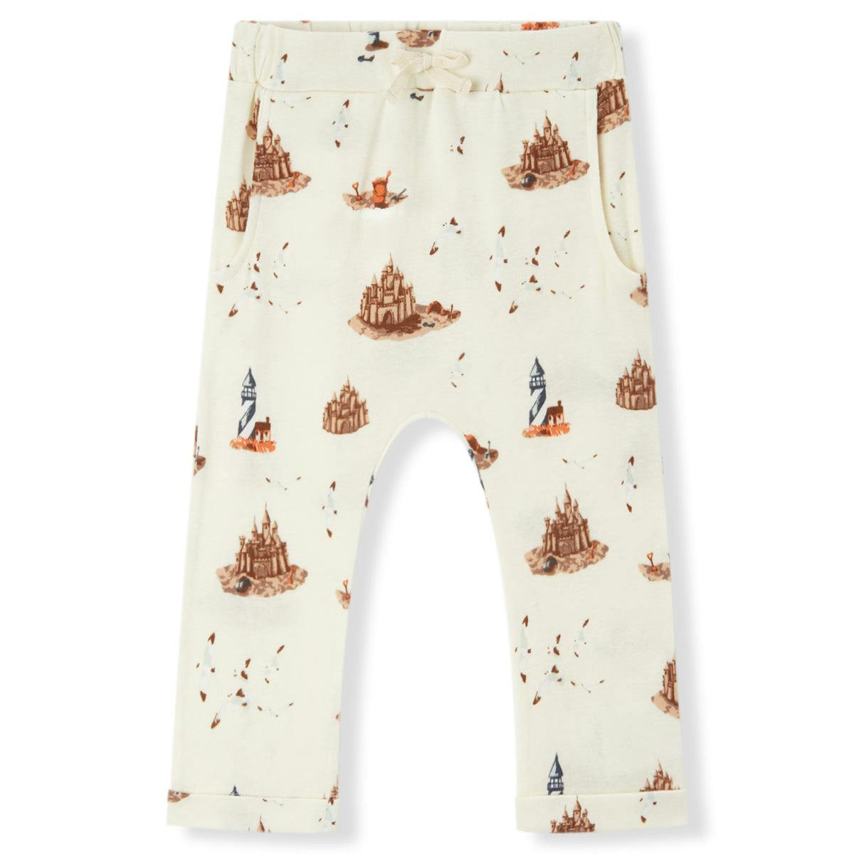 Sandcastle Organic Cotton Baby Jogger Pants