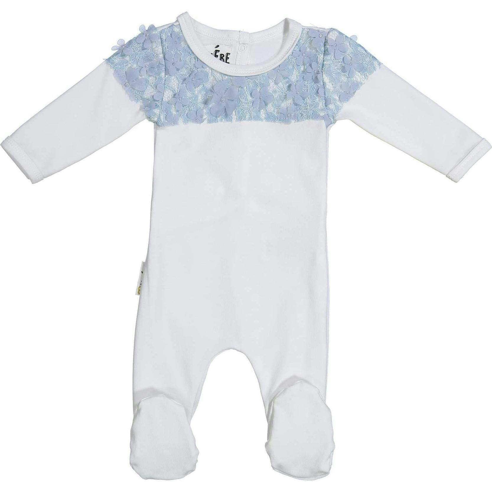 Lace Yoke Footie