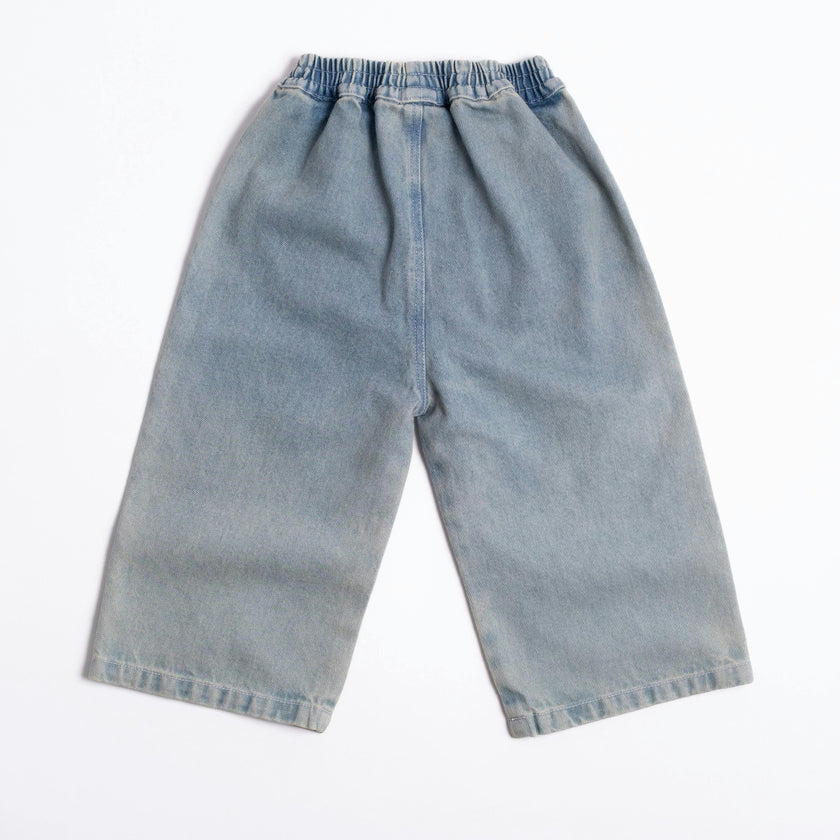 Wide-leg Pant in Denim Darling