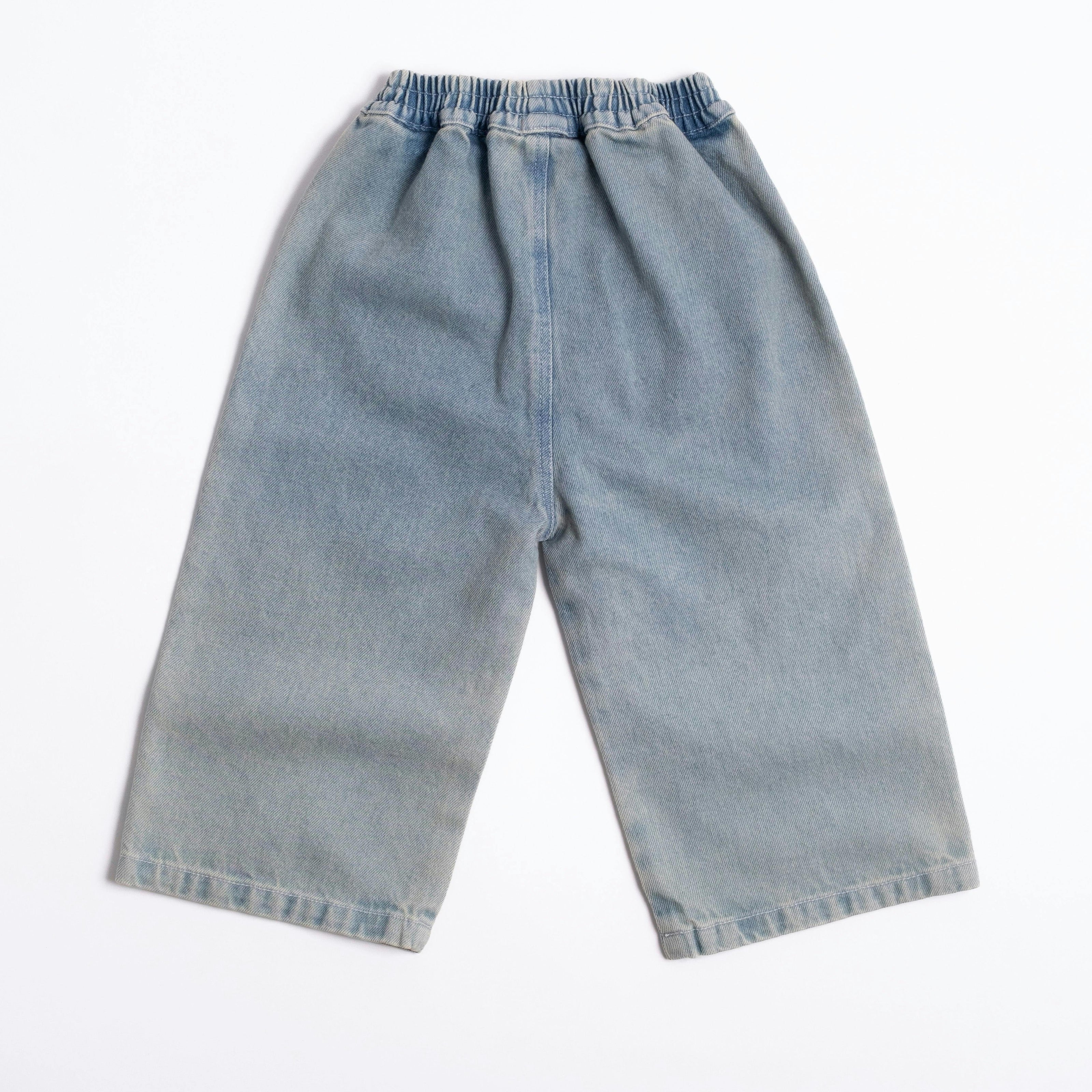 Wide-leg Pant in Denim Darling