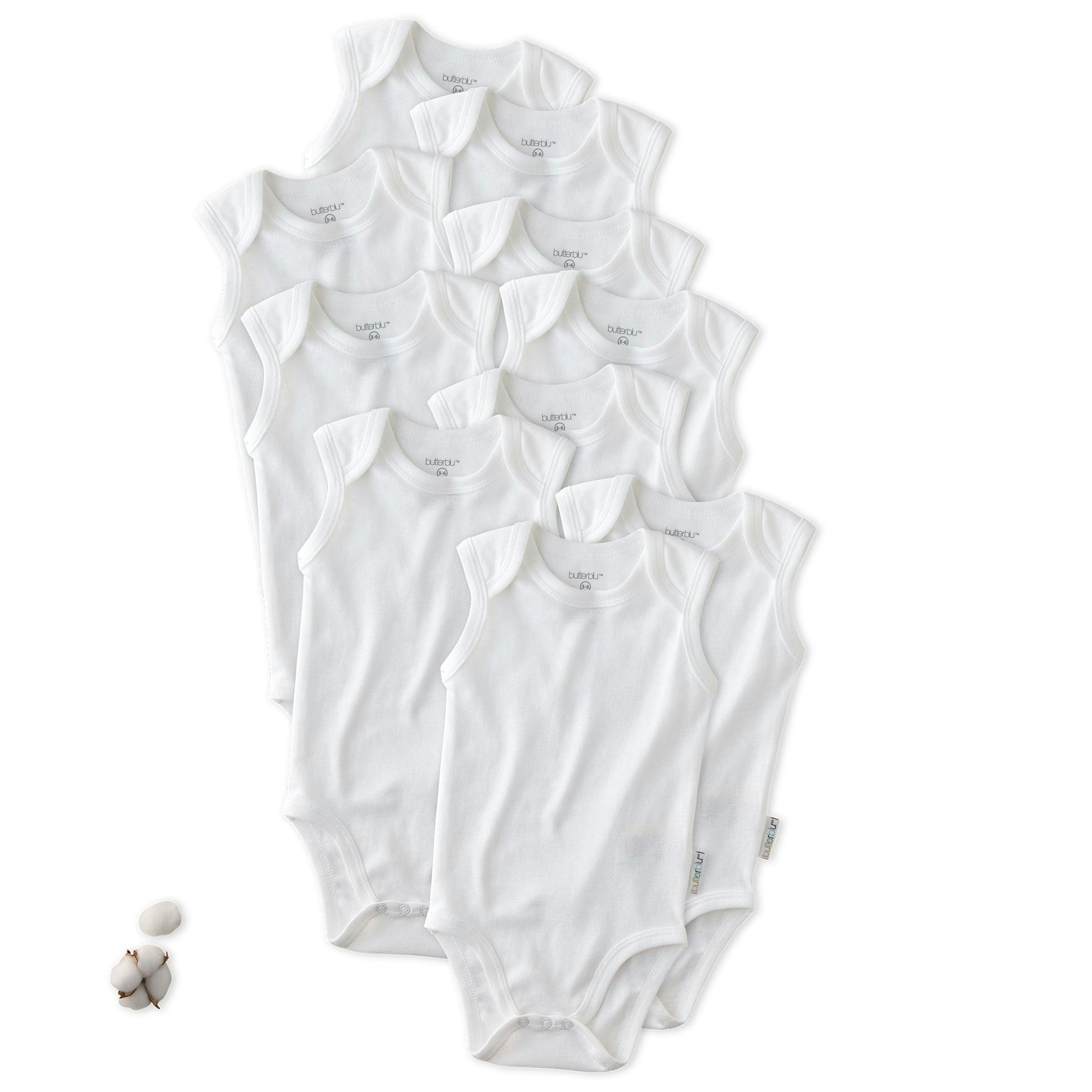 SAM 10-Pack Sleeveless Bodysuits