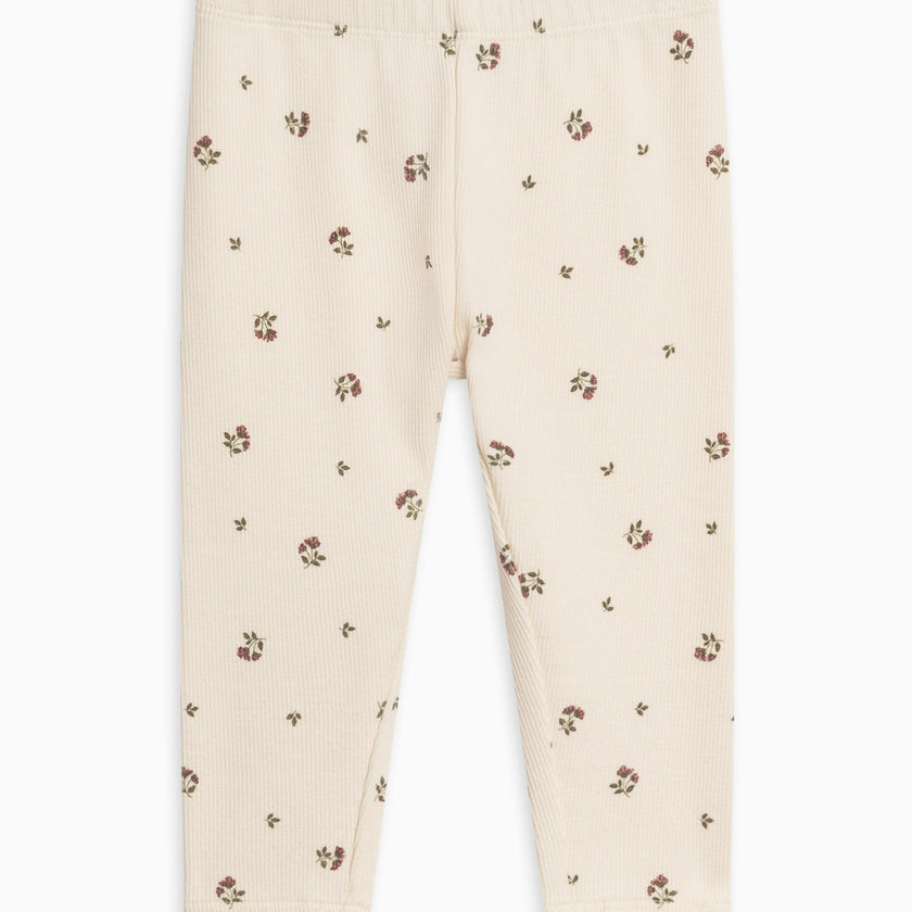 KENDI Lennon Ribbed Leggings Lindsey Floral / Olive