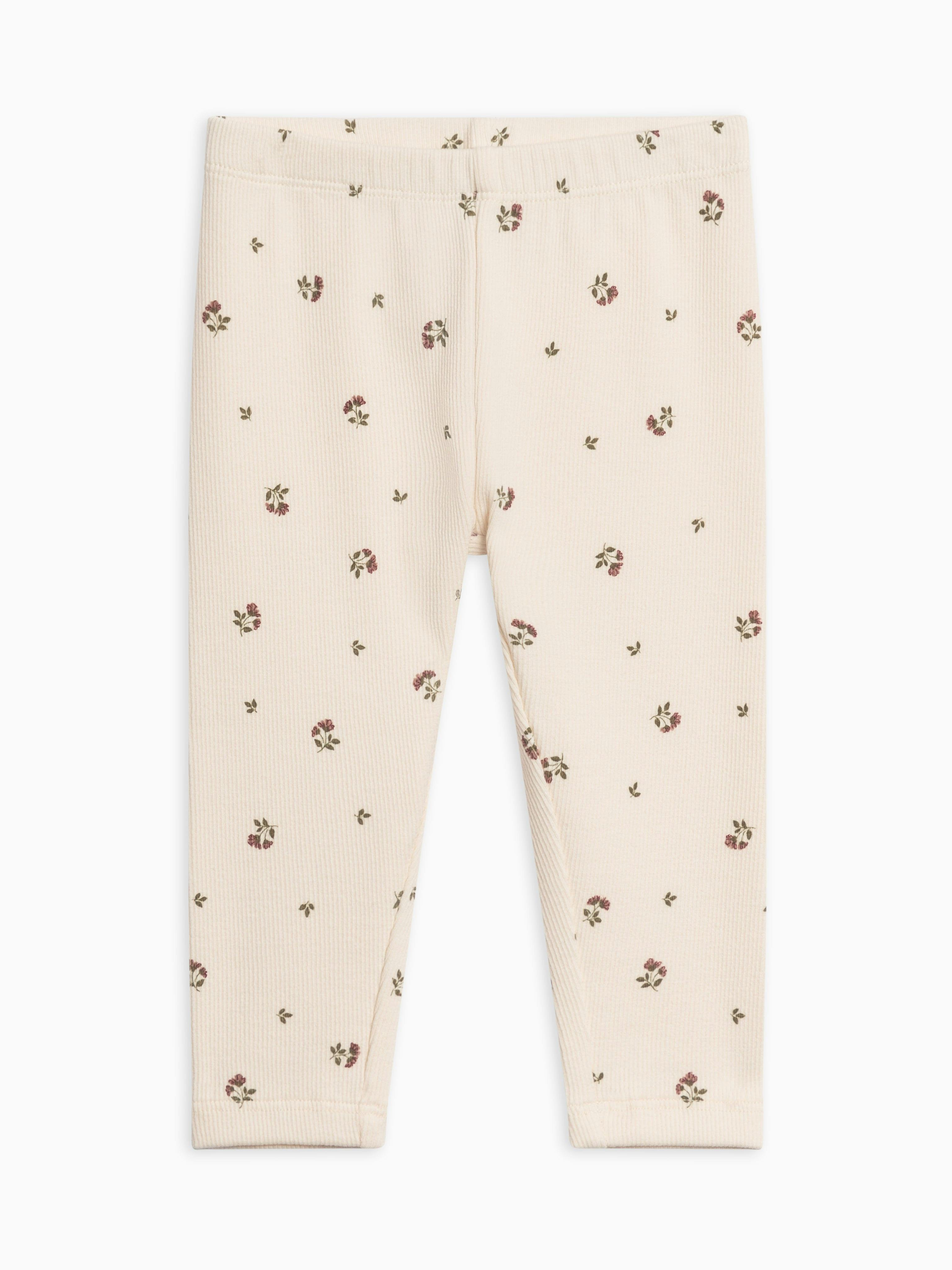 KENDI Lennon Ribbed Leggings Lindsey Floral / Olive