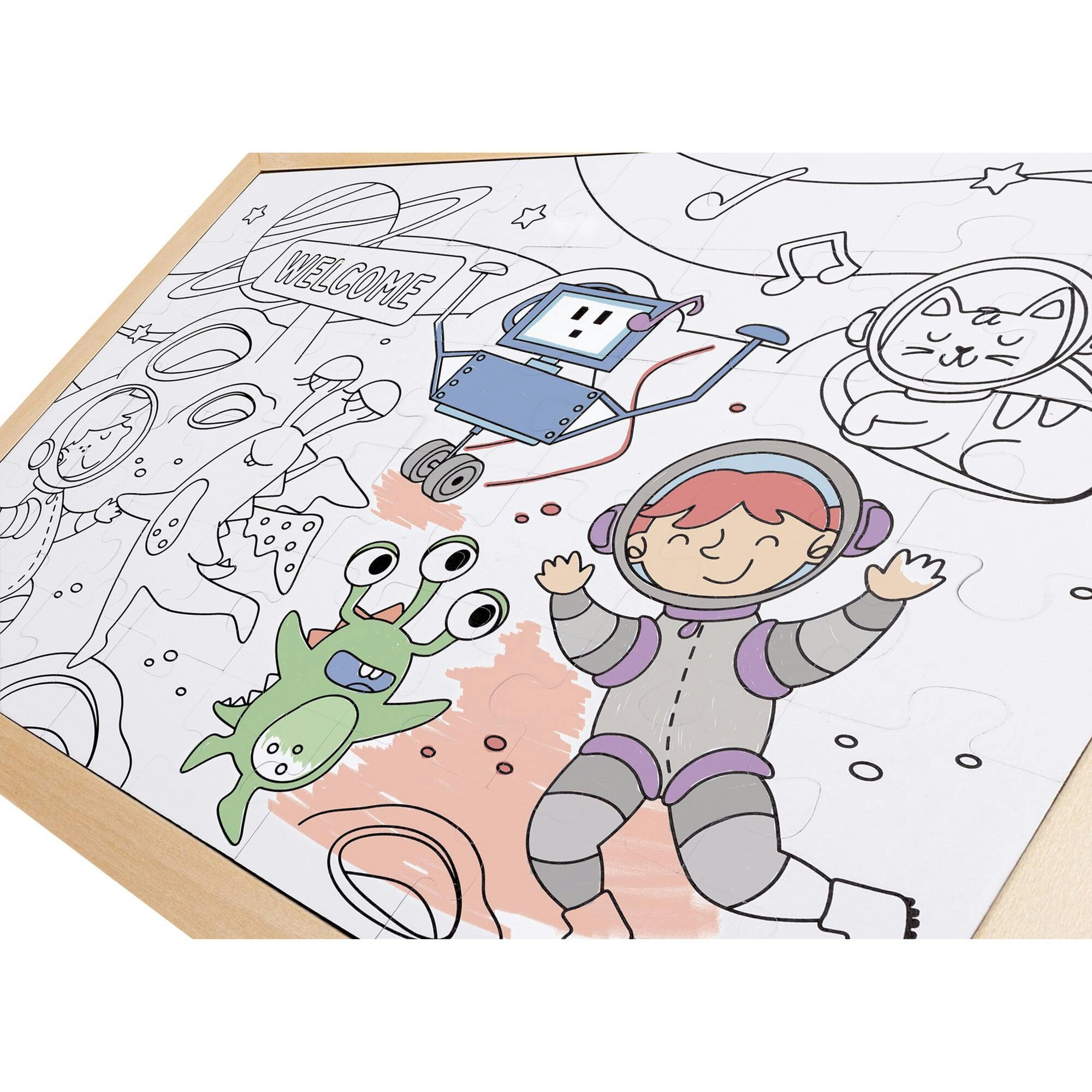 Hape: Space Friends Puzzle - 48pc