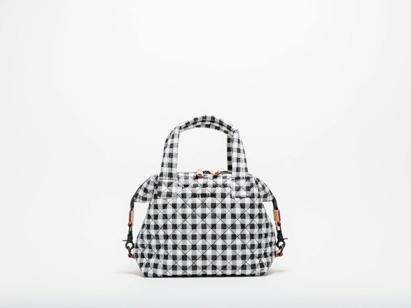 Black/White Gingham Small Sutton Deluxe