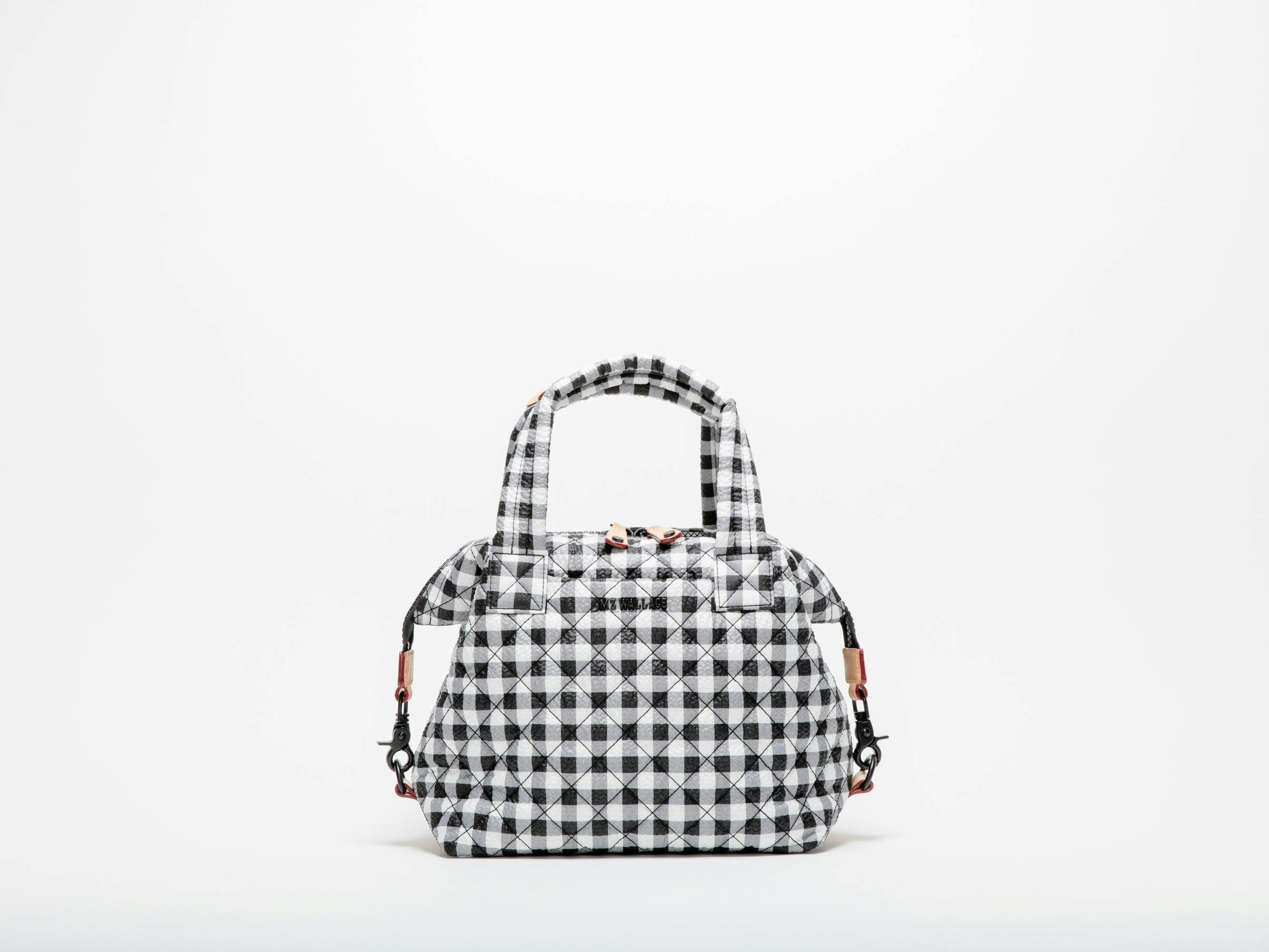 Black/White Gingham Small Sutton Deluxe
