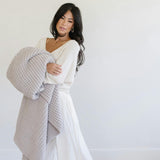 WAFFLE KNIT XL THROW BLANKETS
