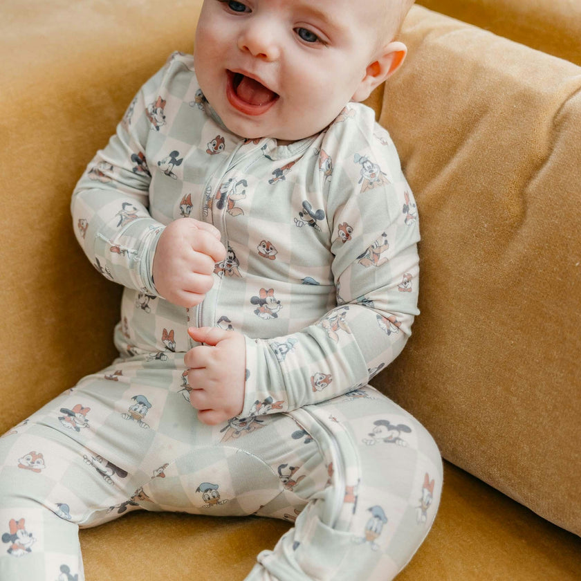 Zip-Up Footie Pajama - Mickey Mouse and Friends