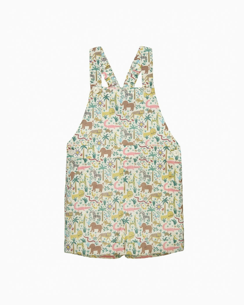 Baby Atticus Bib Shorts in Jungle
