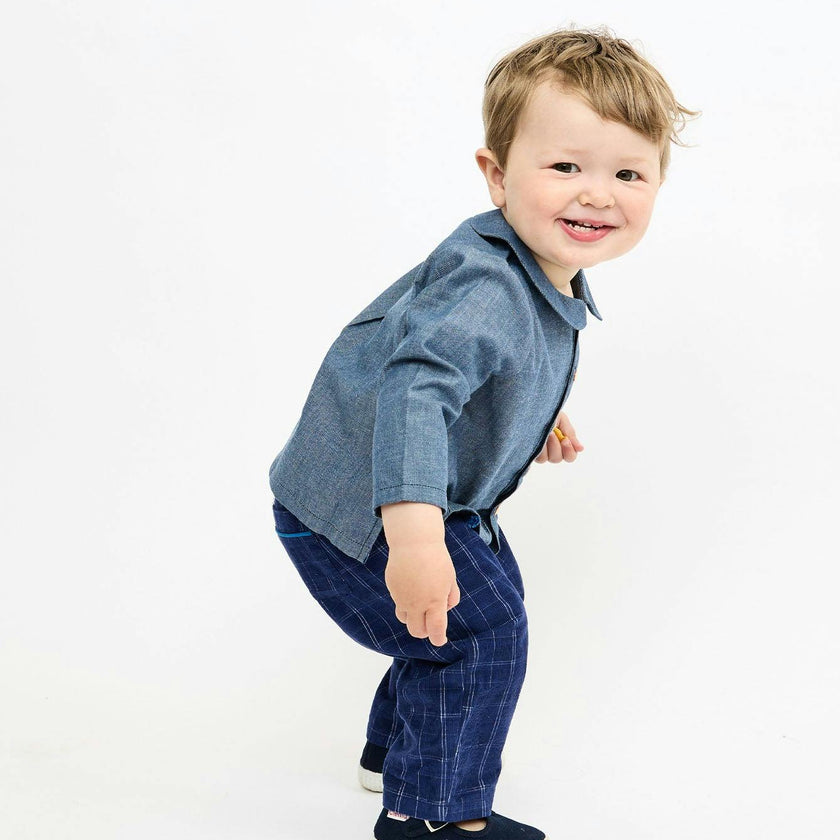 Jefferson Baby Shirt, Denim
