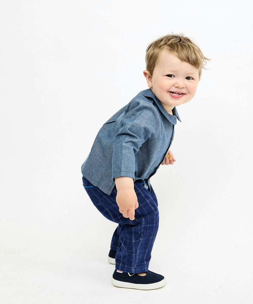 Jefferson Baby Shirt, Denim