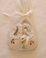 Cherry Ballerina Booties