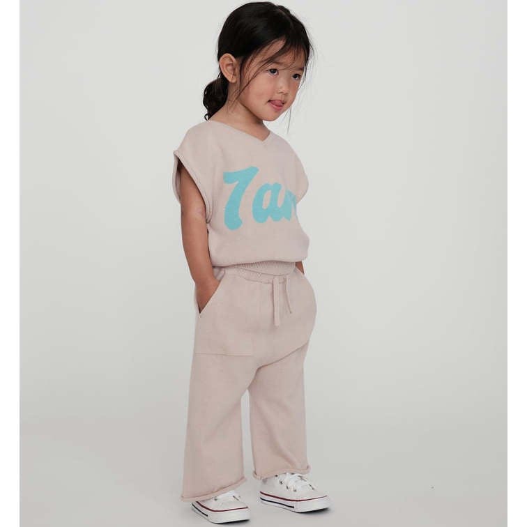 Baby My Boxy Cotton Rolled Edge Relaxed Fit Pants