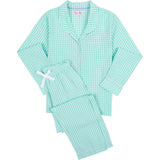 Women's Hepburn Gingham Long PJ Set