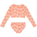 Cali Palms Recycled Crop LS Rash Set