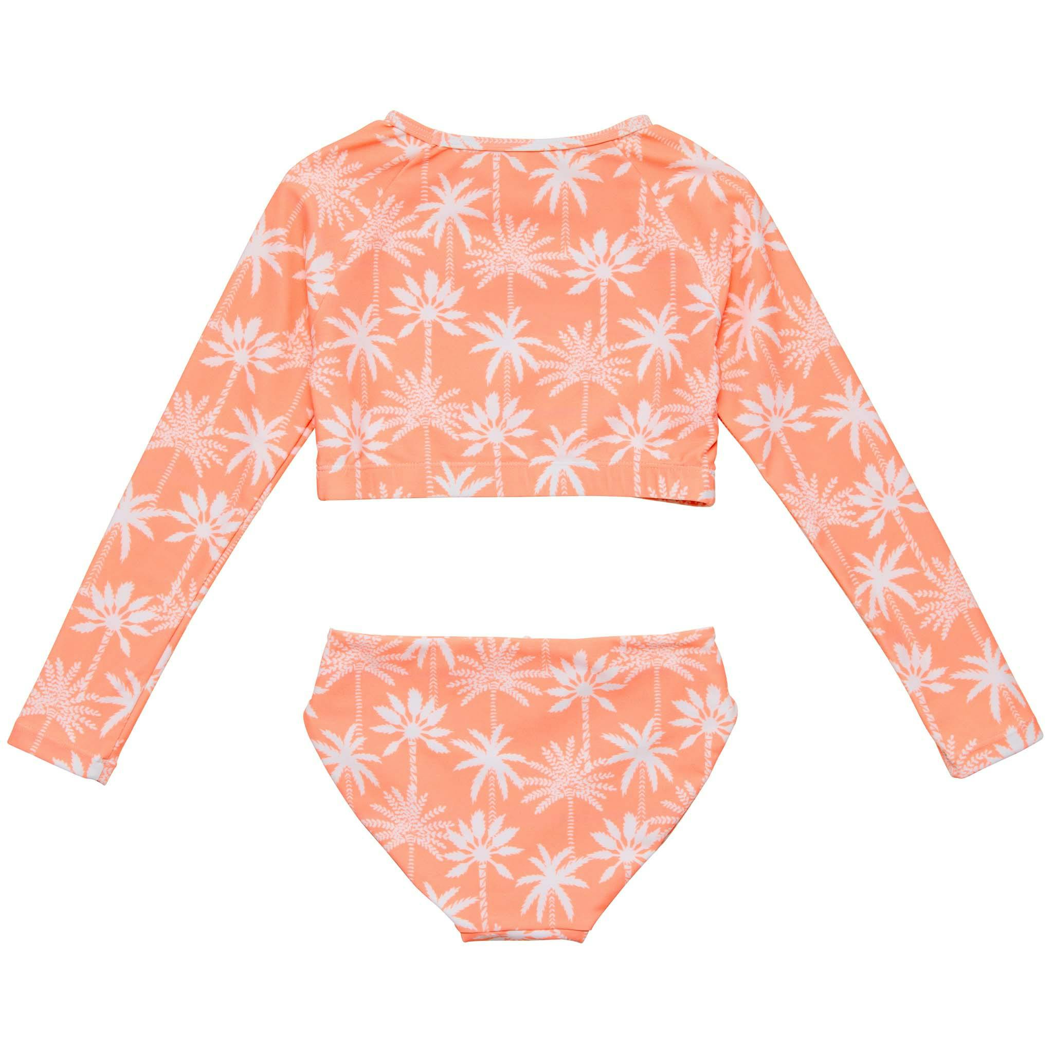 Cali Palms Recycled Crop LS Rash Set