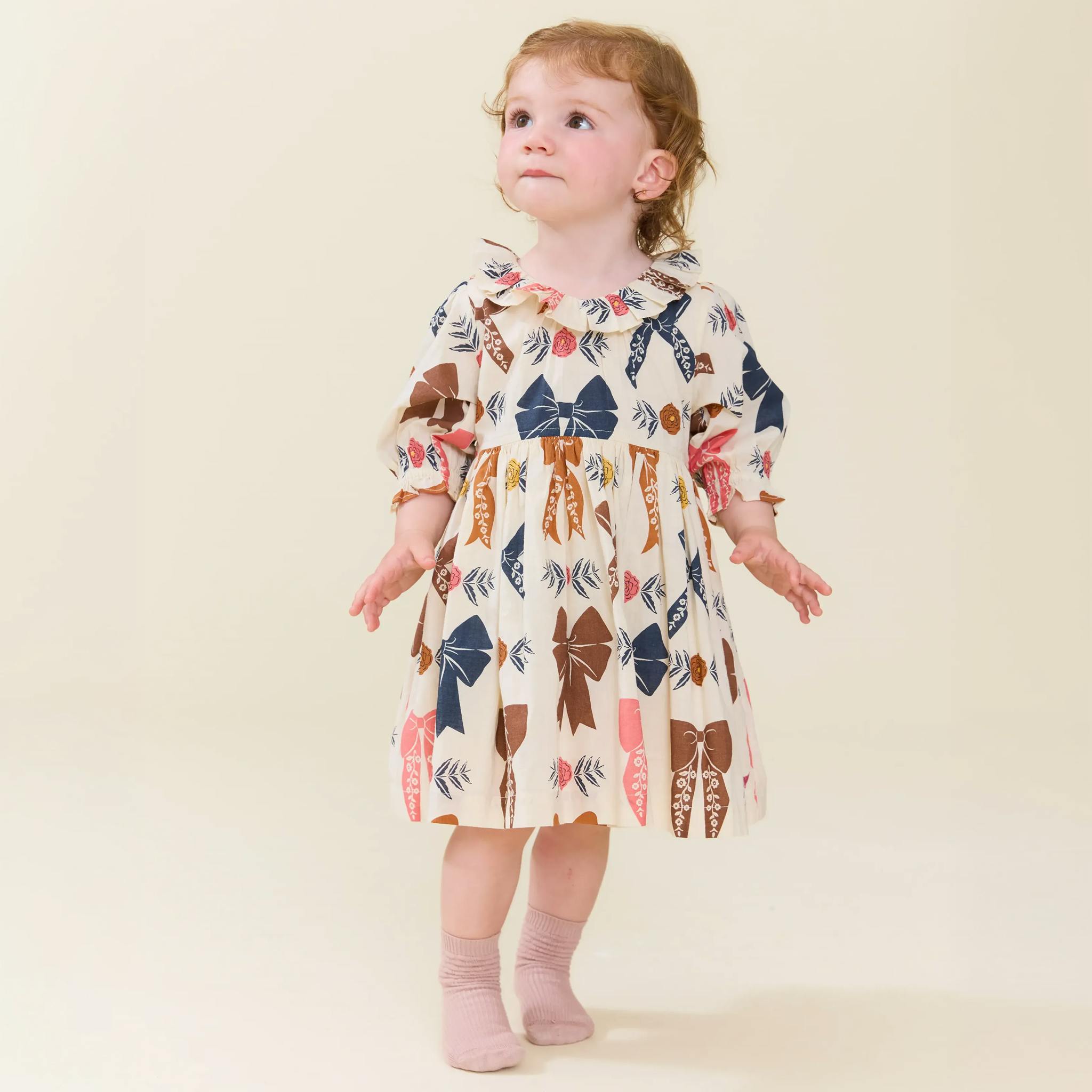 Baby Girls Amara Dress Set - Harvest Bows