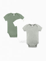 3-Pack Classic Short Sleeve Bodysuit Bundle