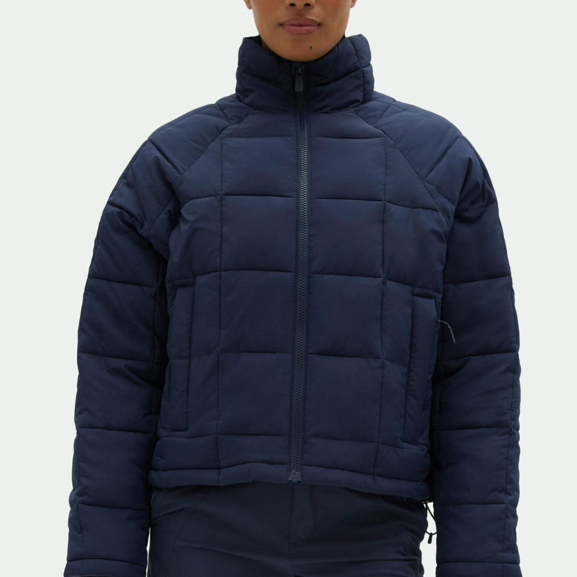 Nellie Packable Puffer Jacket Navy